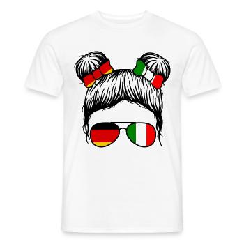 Italia Italian Germany Italy - Men's T-Shirt - white - Front - AI Model Male 178 dark (178cm)