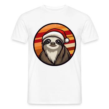 FaulX-Mas Weihnachten X-Mas - Männer T-Shirt - Weiß - Vorne - AI Model Male 178 dark (178cm)