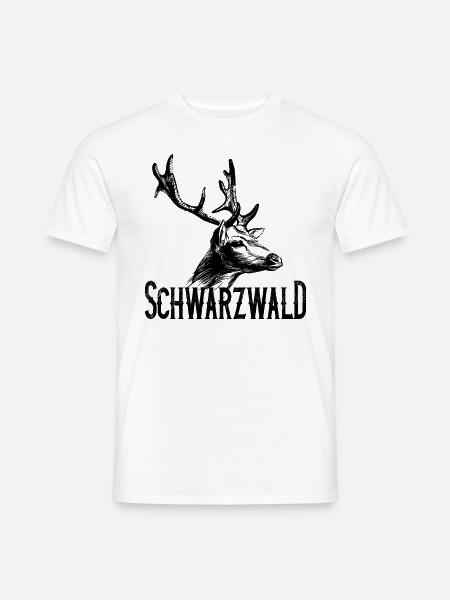 Schwarzwald Schwaben Heimat - Männer T-Shirt - Weiß