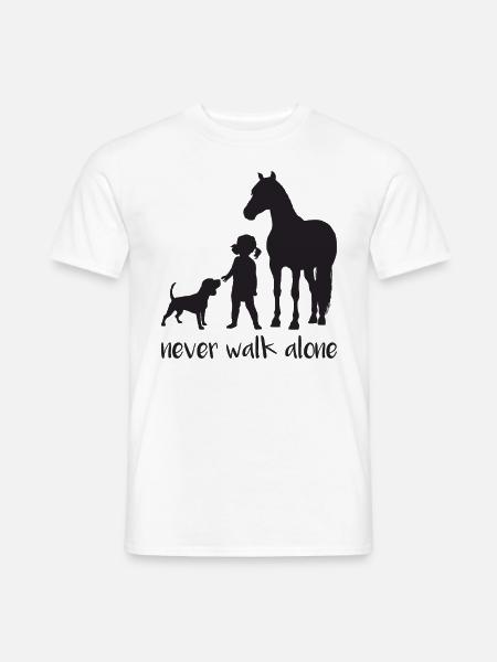 süßes Pferd Geschenk Pferde reiten pony - Männer T-Shirt - Weiß