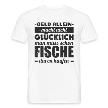 lustiges Aquarium Aquarianer Aquaristik Geschenk - Männer T-Shirt - Weiß - Vorne - AI Model Male 178 dark (178cm)