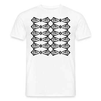 New Look 2 4 - Men's T-Shirt - white - Front - AI Model Male 178 dark (178cm)
