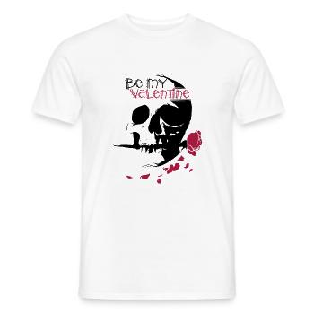 Sei mein Valentinstag - sei mein Valentinstag - Männer T-Shirt - Weiß - Vorne - AI Model Male 178 dark (178cm)