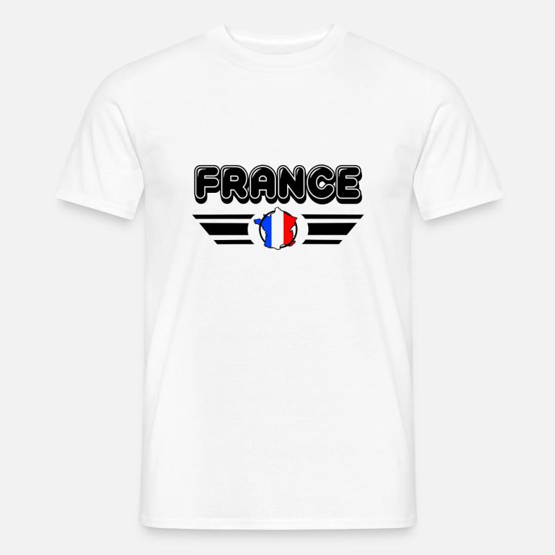 Frankreich Spezial Frankreich / Englisches Geschenk - Männer T-Shirt - Weiß