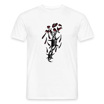 Babelé im traditionellen Old-School-Stil - Männer T-Shirt - Weiß - Vorne - AI Model Male 178 dark (178cm)