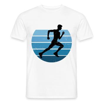 Jogging Course à pied Femme Course à pied Cross Country Running - T-shirt homme - blanc - Devant - AI Model Male 178 dark (178cm)