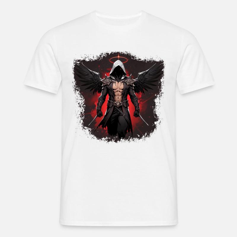 Todesengel - Männer T-Shirt - Weiß