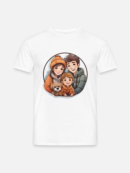Geschichten vom Kamin - Männer T-Shirt - Weiß