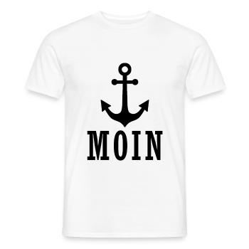 Anker Moin | Yolo-Artwork - Männer T-Shirt - Weiß - Vorne - AI Model Male 178 dark (178cm)