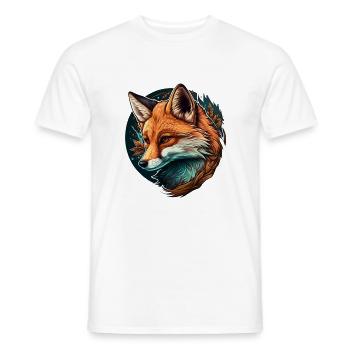 Fox - Männer T-Shirt - Weiß - Vorne - AI Model Male 178 dark (178cm)