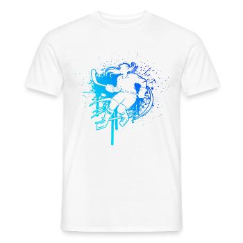 Hockey Hockey Play Hockey Players - Men's T-Shirt - white - Front - AI Model Male 178 dark (178cm)