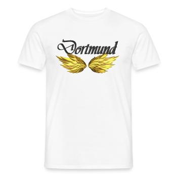 Dortmund - Männer T-Shirt - Weiß - Vorne - AI Model Male 178 dark (178cm)