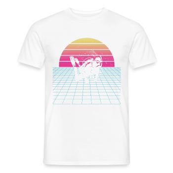 Diver Taucher Free Dive Scuba Taucher Scuba Diver - Men's T-Shirt - white - Front - AI Model Male 178 dark (178cm)