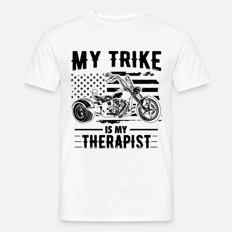Triker - Männer T-Shirt - Weiß