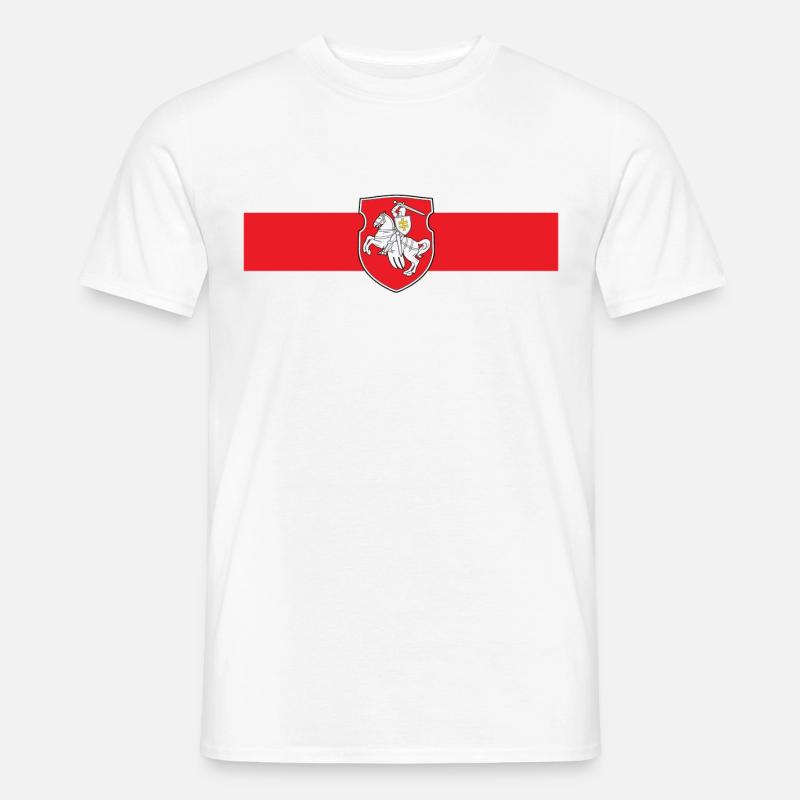 Belarus - Männer T-Shirt - Weiß