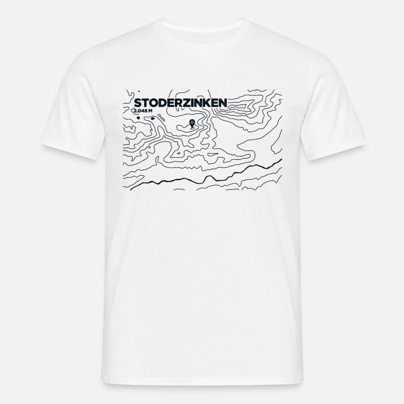 Topo Stoderzinken Paragliding - Men's T-Shirt - white