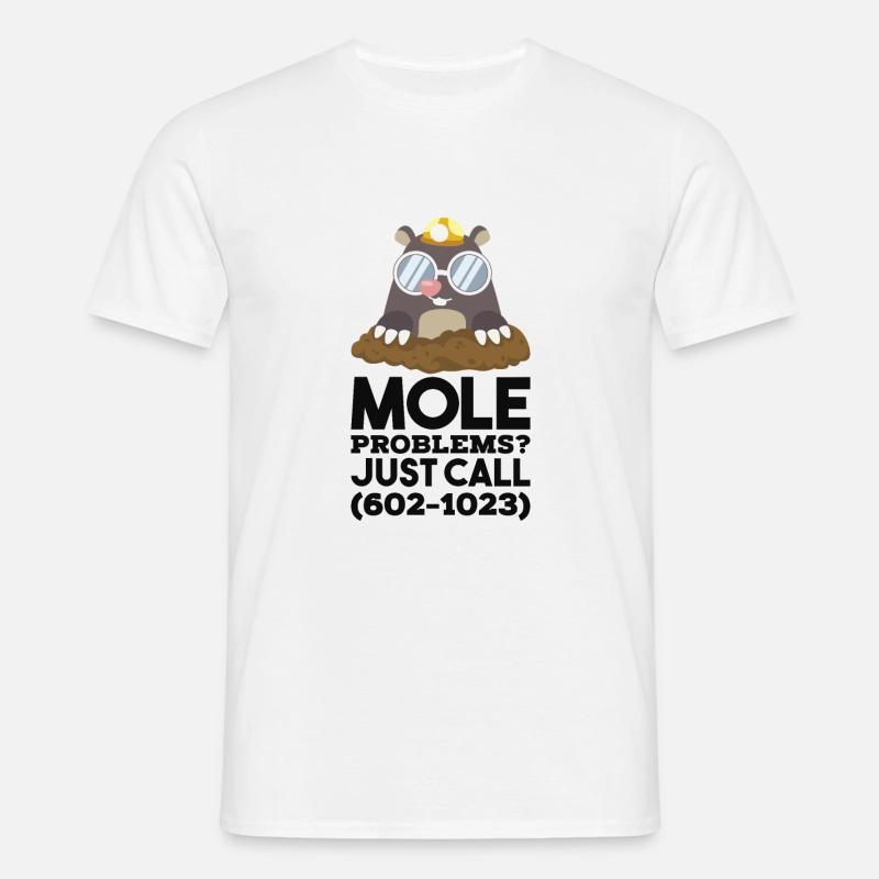 Chemistry Mole Problems - Men's T-Shirt - white