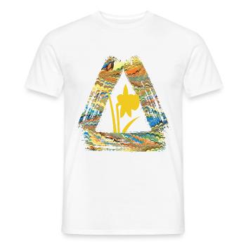 Narcisse E 278 - T-shirt homme - blanc - Devant - AI Model Male 178 dark (178cm)