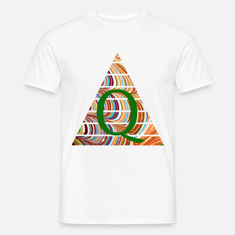 dreieck e 56 q - Männer T-Shirt - Weiß