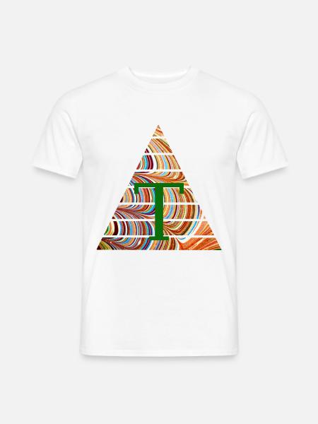 dreieck e 56 t - Männer T-Shirt - Weiß