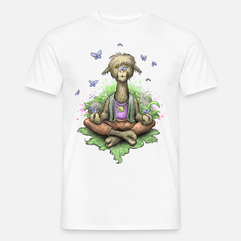 Lamaste - Männer T-Shirt - Weiß