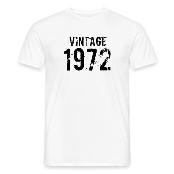 Millésime 1972 - T-shirt homme - blanc - Devant - AI Model Male 178 dark (178cm)