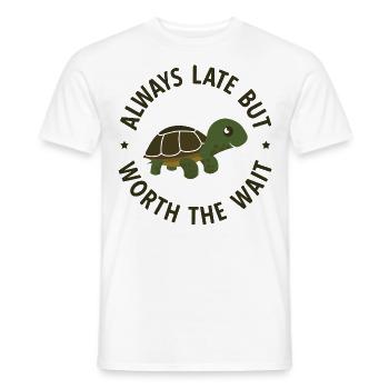 Schildkröten - Männer T-Shirt - Weiß - Vorne - AI Model Male 178 dark (178cm)