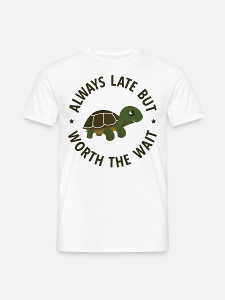 Schildkröten - Männer T-Shirt - Weiß