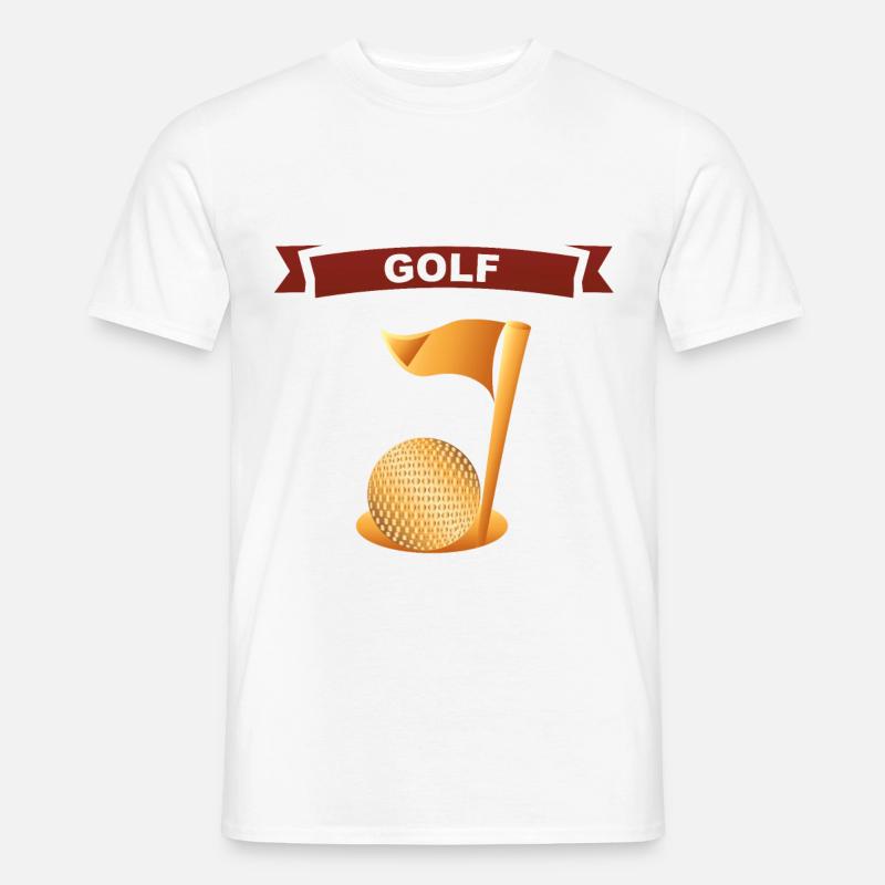 Golfen Golf - Männer T-Shirt - Weiß