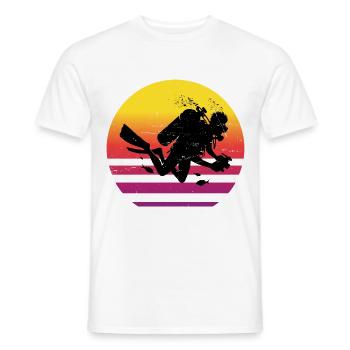 Tauchen Scuba Diver Scuba Tauchen Diver - Männer T-Shirt - Weiß - Vorne - AI Model Male 178 dark (178cm)