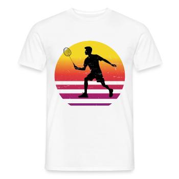 Hommes, Femmes Badminton Badminton Badminton - T-shirt homme - blanc - Devant - AI Model Male 178 dark (178cm)
