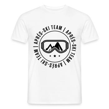 apres ski team - Männer T-Shirt - Weiß - Vorne - AI Model Male 178 dark (178cm)