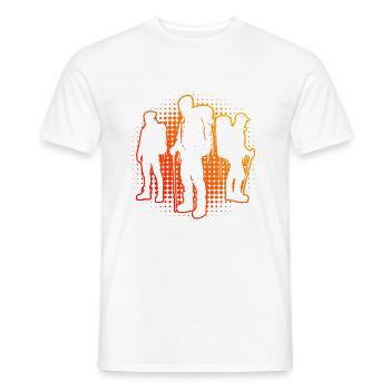 Bloc Escalade de bloc Grimpeur Escalade - T-shirt homme - blanc - Devant - AI Model Male 178 dark (178cm)