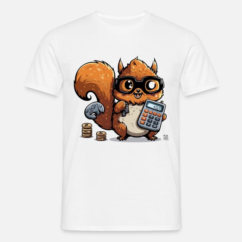 Eichhörnchen-Kulator - Männer T-Shirt - Weiß