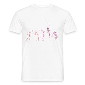 Tennis Tennis Femmes Joueurs de tennis Hommes - T-shirt homme - blanc - Devant - AI Model Male 178 dark (178cm)