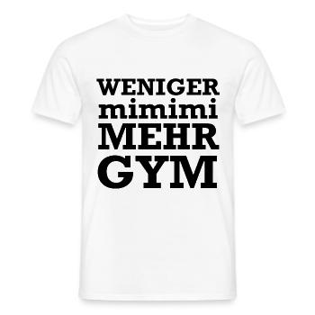 Fitness Gym Fitnessstudio Workout Spruch - Männer T-Shirt - Weiß - Vorne - AI Model Male 178 dark (178cm)