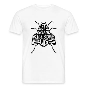 Motorcycle Motorcyclist Biker - Men's T-Shirt - white - Front - AI Model Male 178 dark (178cm)
