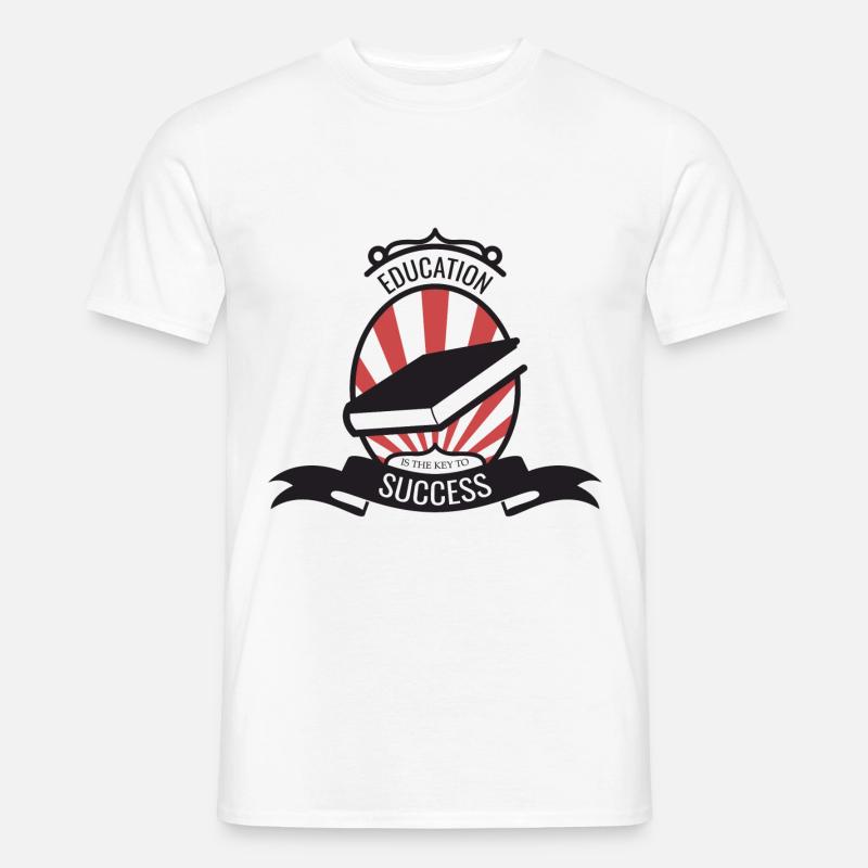 Student Education Knowledge Cool Gift - Men’s T-shirt - white