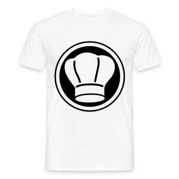 Cercle du chapeau de chef - T-shirt homme - blanc - Devant - AI Model Male 178 dark (178cm)