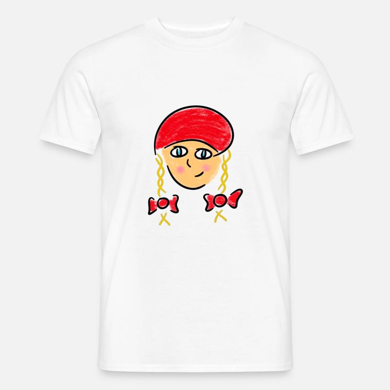 Rotkäppchen Märchen Mädchen Großmutter Wald - Männer T-Shirt - Weiß