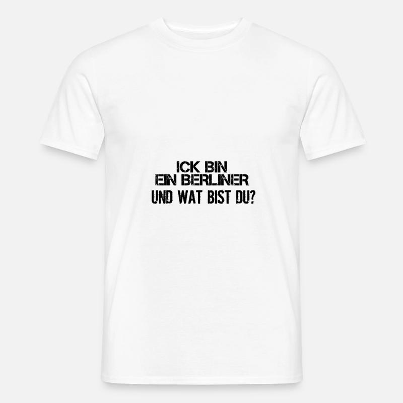 Ick bin ein Berliner - Männer T-Shirt - Weiß