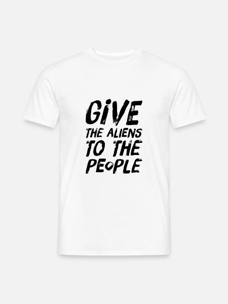 Area 51 Lustiger Spruch - Männer T-Shirt - Weiß