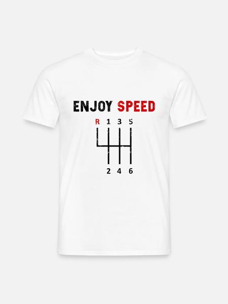 Autofahrer - Männer T-Shirt - Weiß