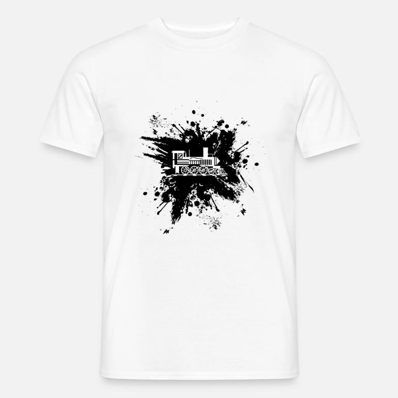 Railway model railway train driver Railway operator - Men’s T-shirt - white