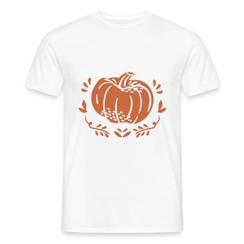 Citrouille - T-shirt homme - blanc - Devant - AI Model Male 178 dark (178cm)