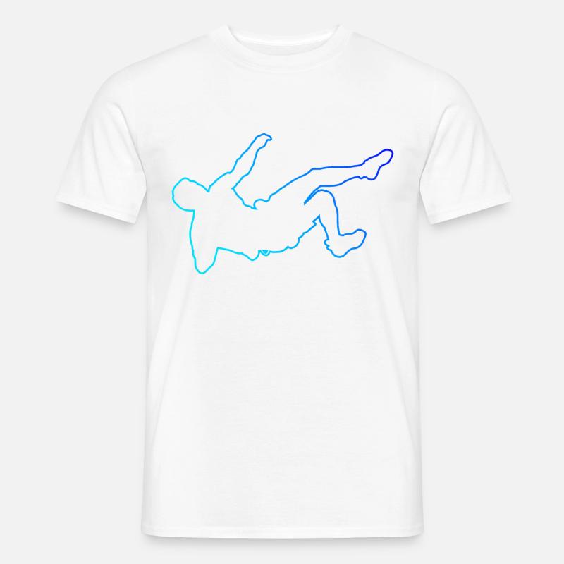 Climber Kletterer Bouldern Klettern Boulder - Männer T-Shirt - Weiß
