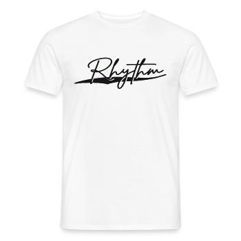 Rhythm Rhythmus Musik Music Dancer tanzen - Männer T-Shirt - Weiß - Vorne - AI Model Male 178 dark (178cm)