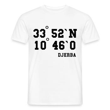 Djerba Holiday Tunisia Holiday Travel Idea - Men's T-Shirt - white - Front - AI Model Male 178 dark (178cm)