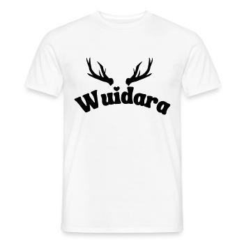 Wuidara - Männer T-Shirt - Weiß - Vorne - AI Model Male 178 dark (178cm)