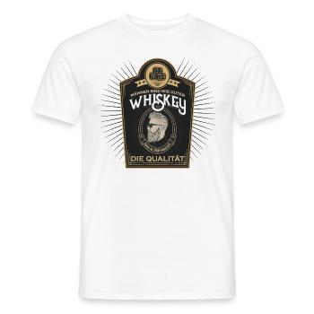 Männer und guter Whiskey - Männer T-Shirt - Weiß - Vorne - AI Model Male 178 dark (178cm)